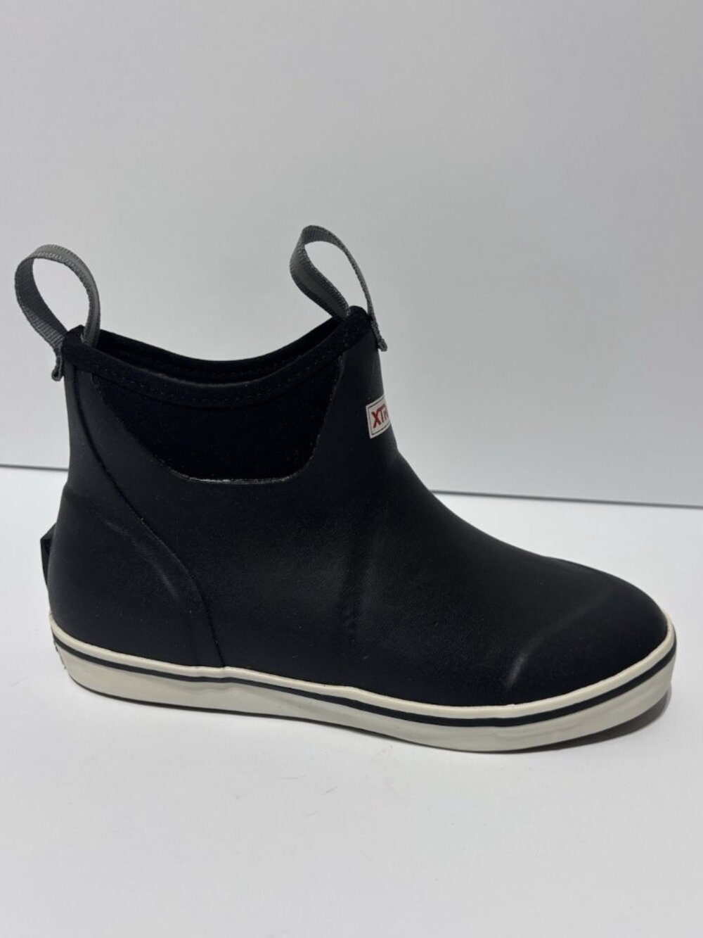 Xtratuf Women’s Ankle Deck Boots Black Waterproof, Size 8 M